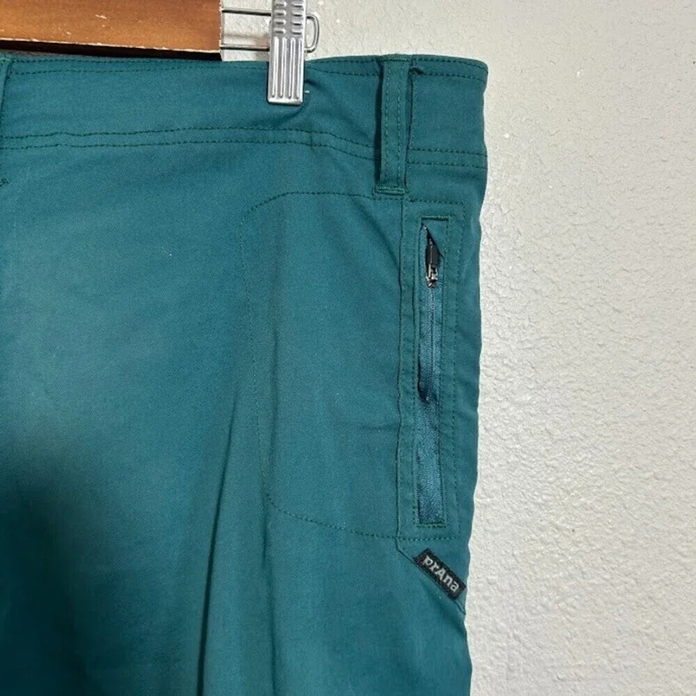 Prana Mens Wyatt Pants 36 Emerald Green Slim Fit Outdoors Discontinued